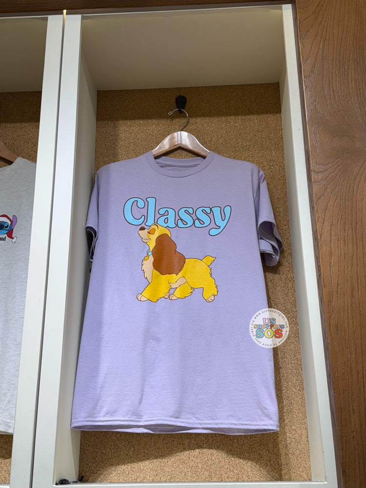 DLR/WDW - Lady Classy Lavender Graphic T-Shirt (Adult)