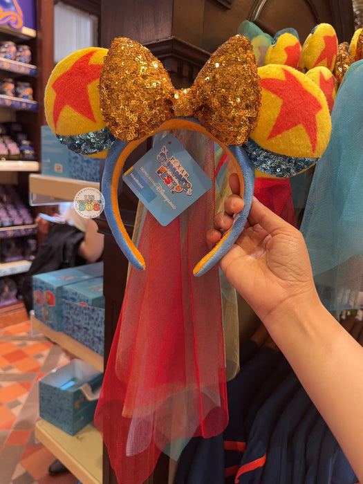 HKDL - 2026 Pixar Summer Fest x Minnie Mouse Sequin Ear Headband with Veil