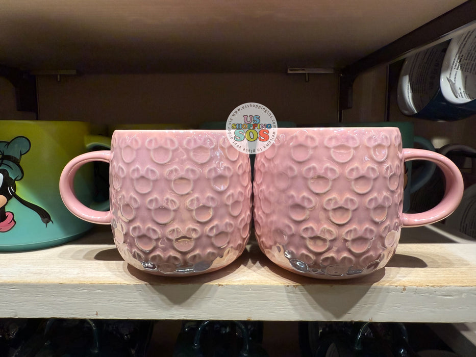 DLR/WDW - Minnie Embossed Icon Iridescent Pink Mug