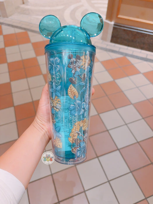 SHDL - Mickey Mouse & Flowers All Over Print with Ear Cold Cup