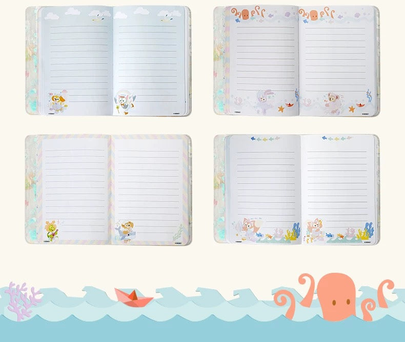 SHDL - 2025 Duffy & Friends Summer Ocean Collection x Duffy & Friends Notebook (Release Date: July 8, 2025)