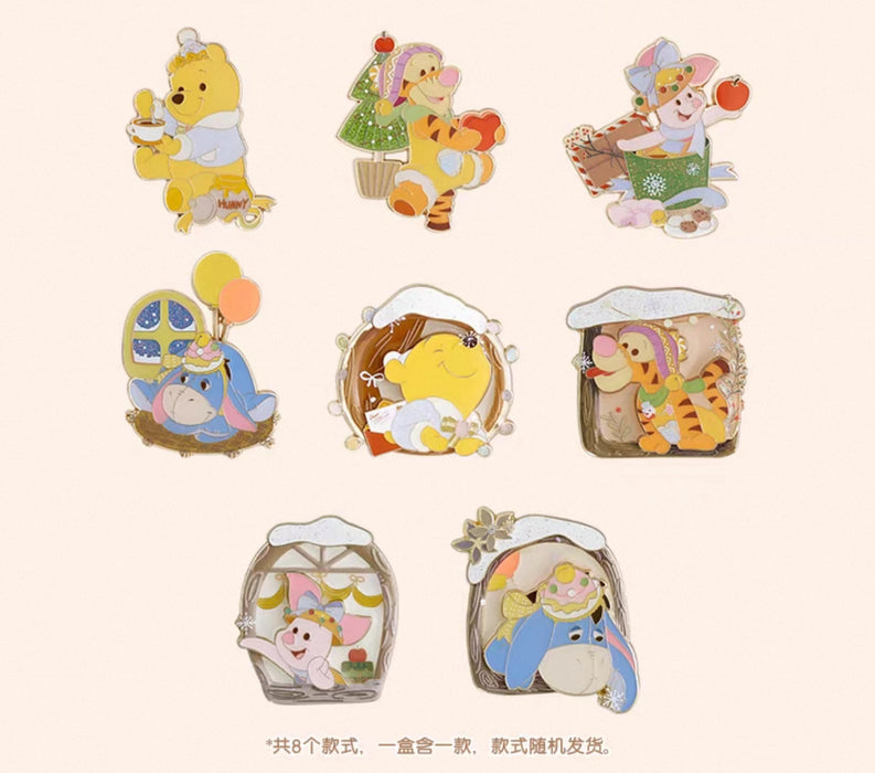 SHDL - 2025 Winnie the Pooh & Friends Winter Collection x Mystery Pin Badge Box