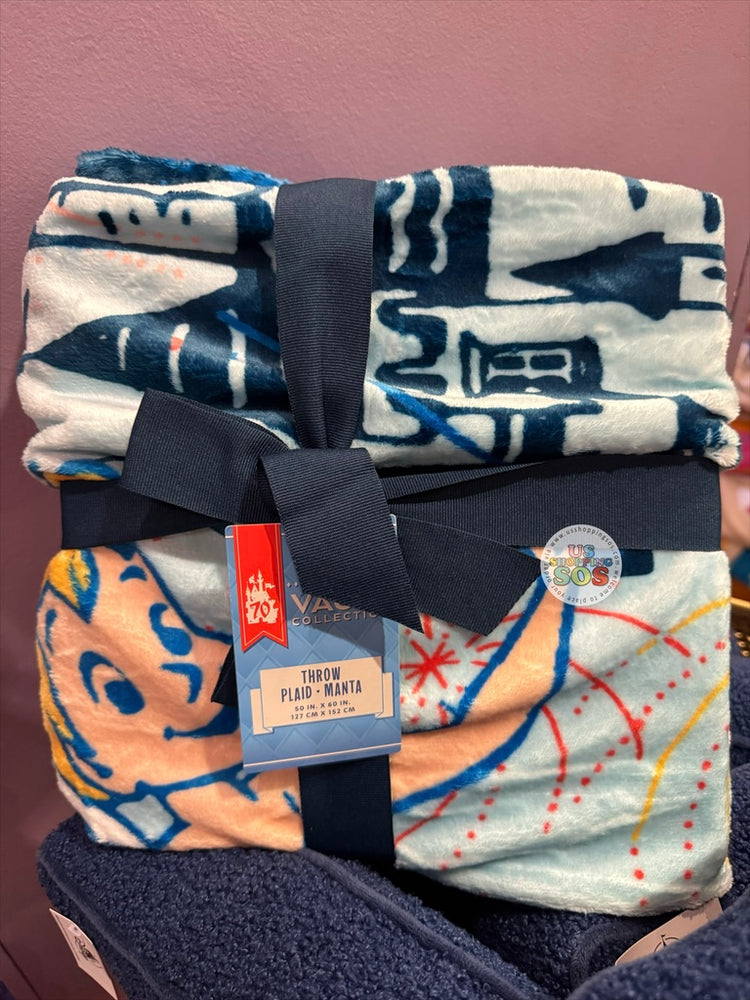 DLR - Disneyland 70th Tinker Bell - Blanket Throw 50” x 60”