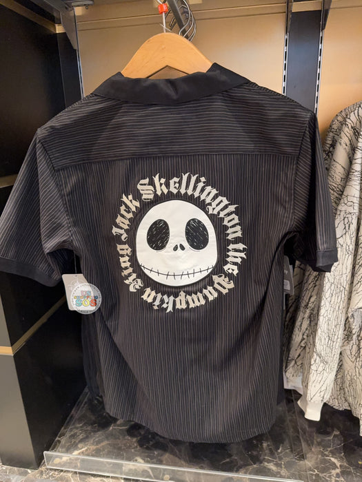 HKDL - 2026 Disney Halloween -The Nightmare Before Christmas x Jack Skellington Button Down Shirt for Adults