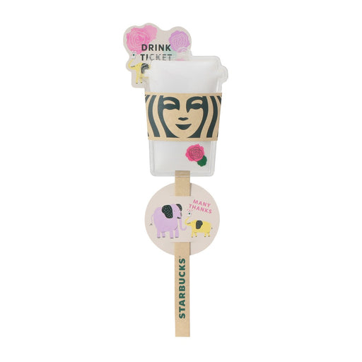 Starbucks Japan - Mother’s Day 2024 - Balloon Message Gift Elephant Carnation (Release Date: April 10)