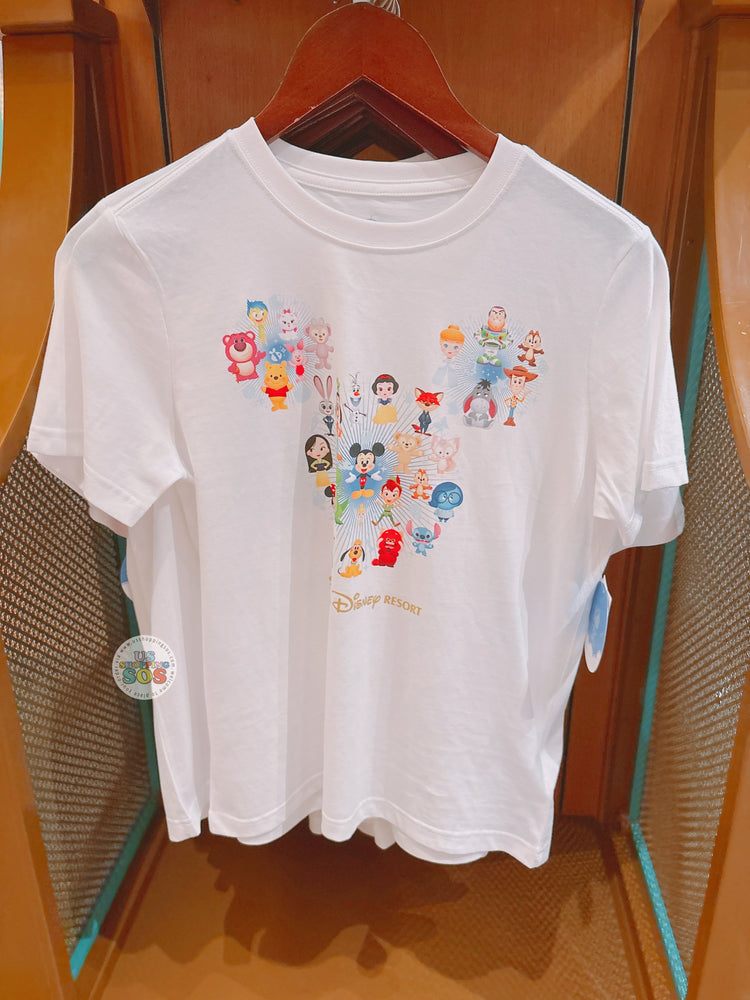 SHDL - 2026 10th Birthday Celebration Cute Collection x Disney Characters T Shirt for Adults