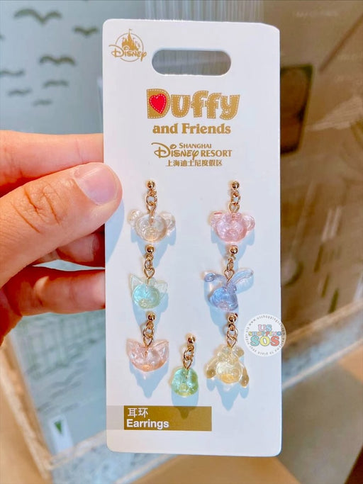 SHDL - Duffy & Friends Big Face Candy Tone Earrings Set