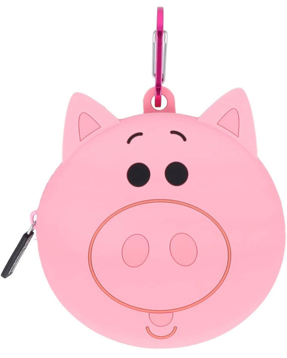 Japan Sunstar Stationary - Toy Story Hamm Silicone Pouch with Carabiner