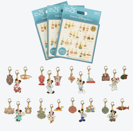 TDR - Tokyo DisneySea 25th Anniversary "The Jubilee Journey" x Mickey & Minnie Mouse Charms  Mystery Bag (Release Date: May 25, 2026)