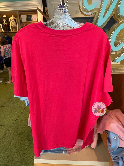 DLR/WDW - Disney Princess - Aurora Portrait Icon & Signature Deep Pink T-shirt