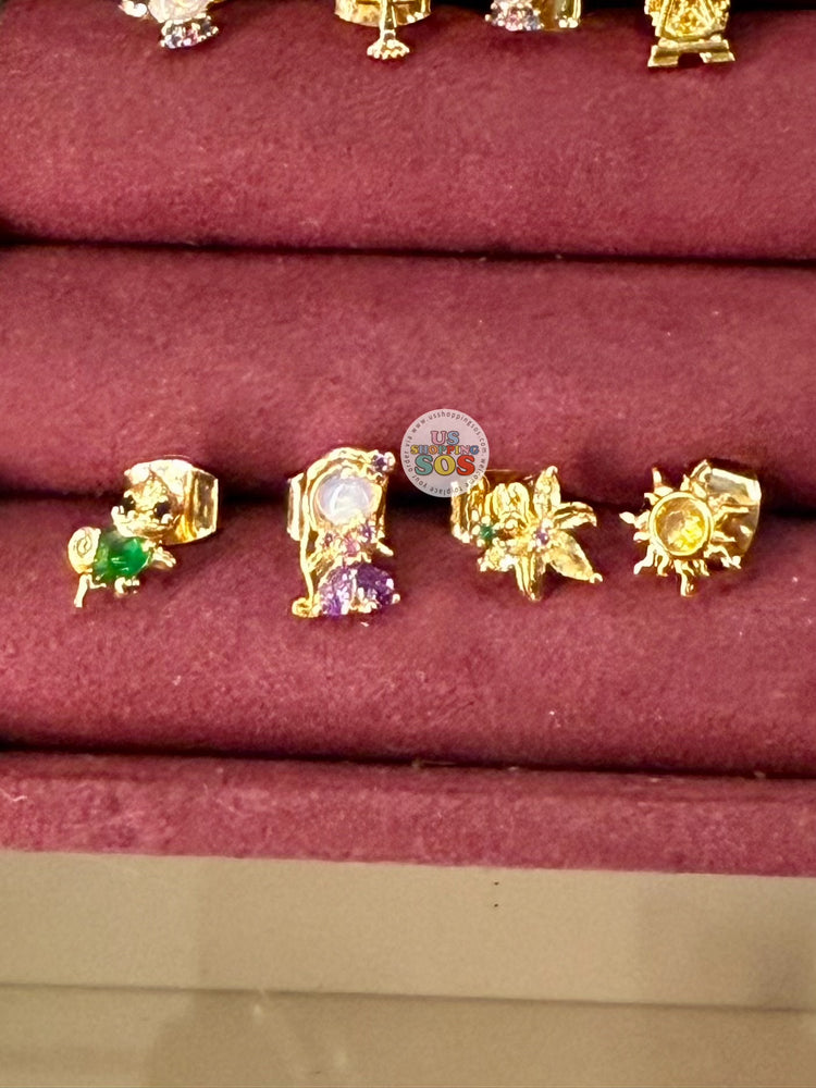 DLR/WDW - Girls Crew Tangled Earrings Set of 4