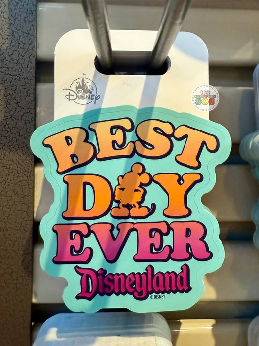 DLR/WDW - Vinyl Decals 2026 - Best Day Ever (Park Logo)