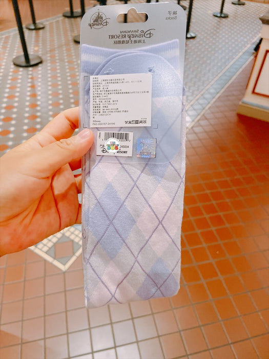 SHDL - Duffy & Friends Campus Style x StellaLou Checkered Pattern Socks for Adults