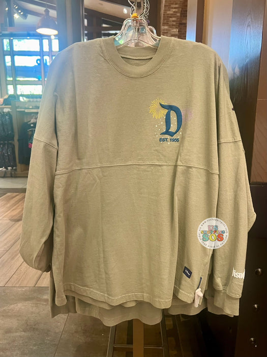 On Hand!!! DLR - Spirit Jersey Disneyland Resort Attraction Graffiti Logo Olive Pullover (Adult)