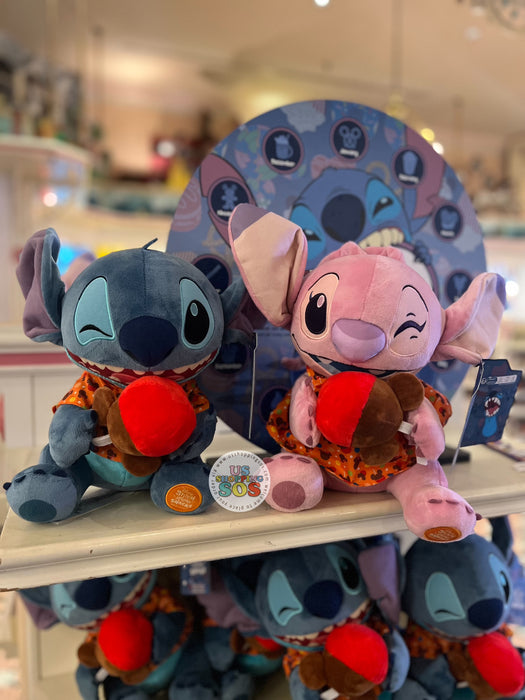DLR/WDW - Stitch Attacks Snacks Limited Released Plush Toy - 9/12 Candy Apple