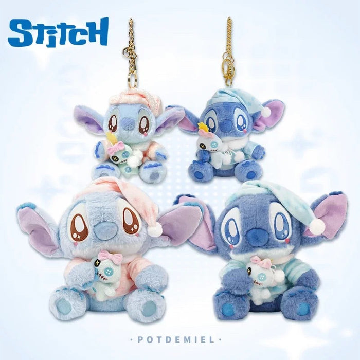 China Exclusive Potdemiel - 2026 Stitch & Scrump Pajama Plush Toy (Color: Blue)
