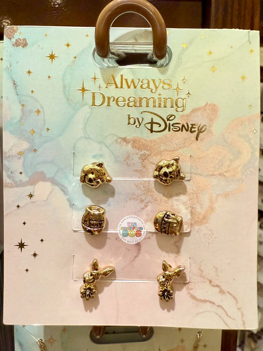 DLR/WDW - Always Dreaming by Disney - Winnie the Pooh Earrings Set