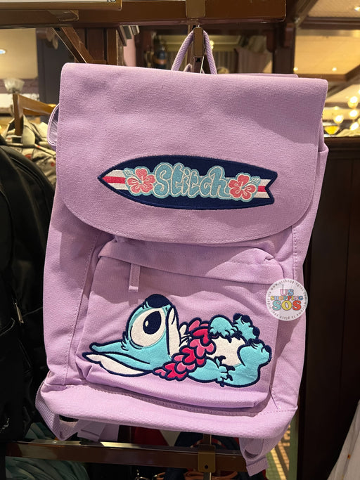 DLR/WDW - Stitch Lavender Canvas Backpack