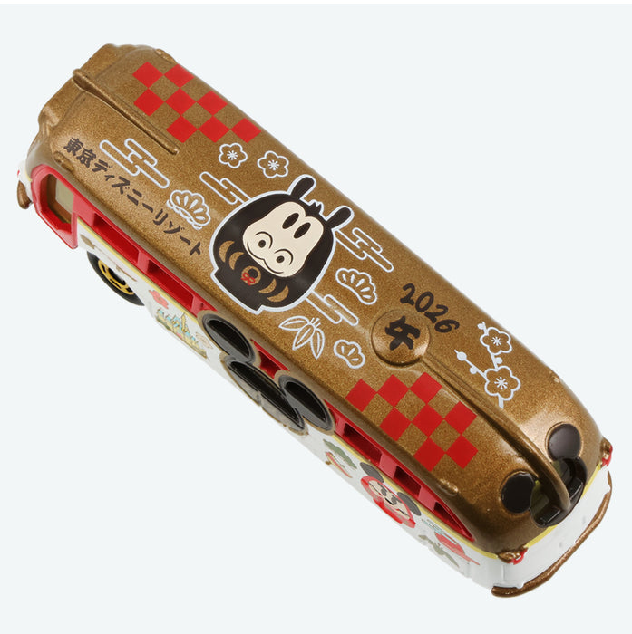 TDR - 2026 Happy New Year Mickey & Friends Collection x Mickey & Friends "Daruma" Tomica Toy Car (Release Date: Dec 1, 2025)