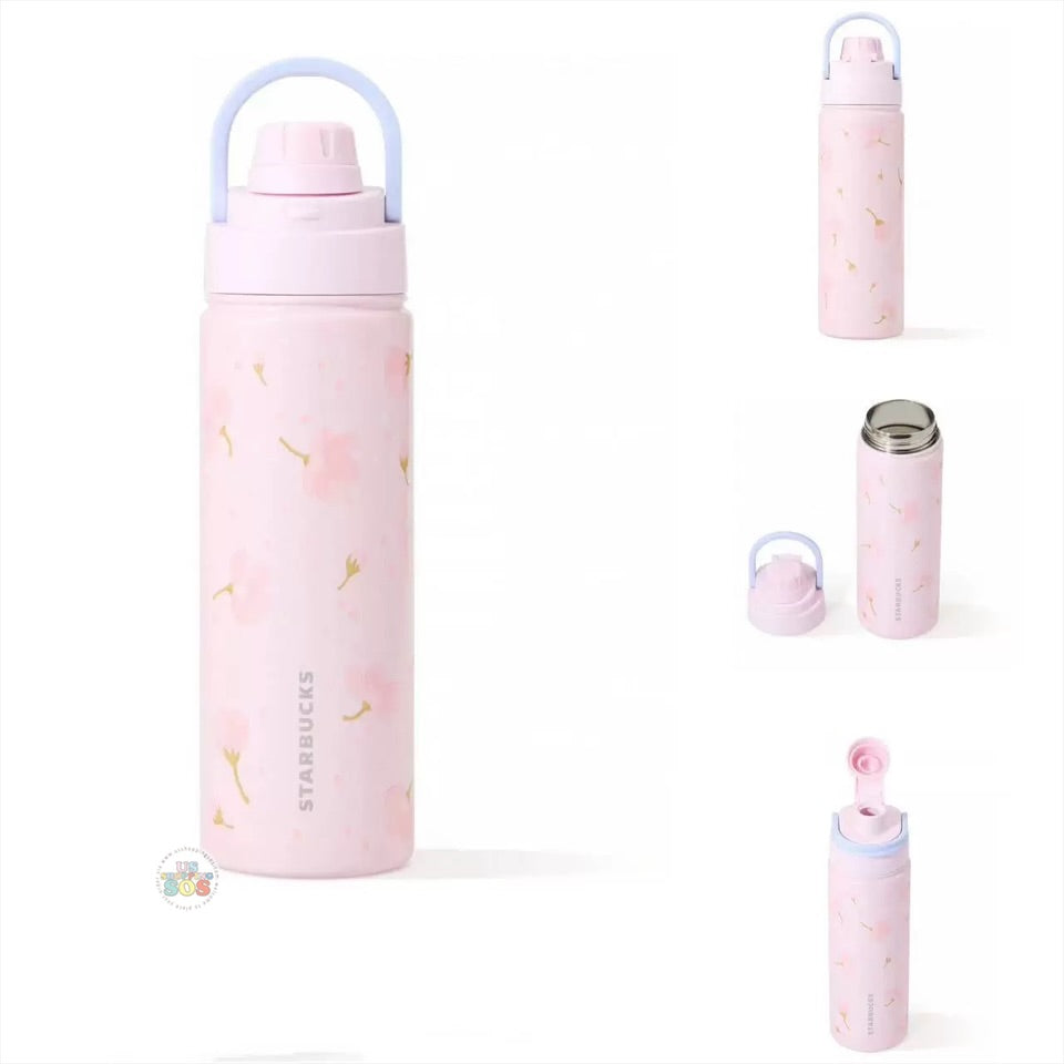 Starbucks China - Sakura Cherry Blossom x 13. Stainless Steel Travel Bottle 630ml (Release Date: Feb 11, 2025)