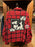 DLR/WDW - Mickey Mouse Black/Red Flannel Plaid Shirt (Adult)