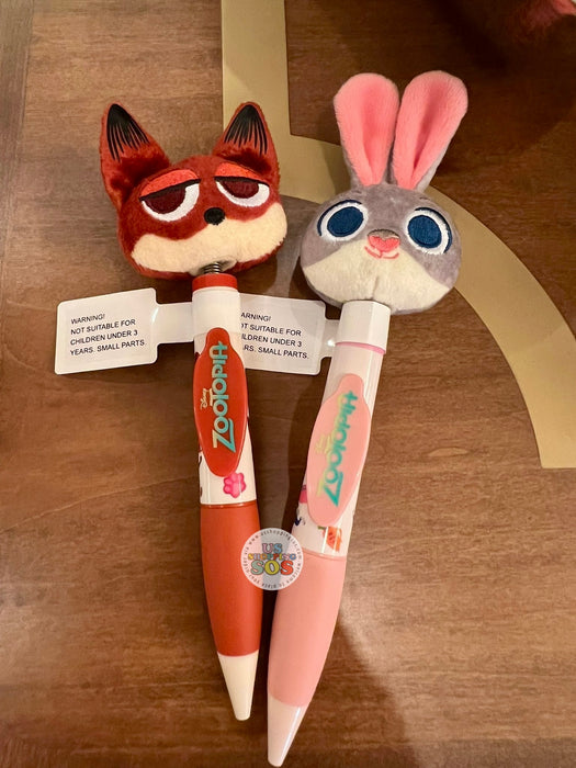 DLR/WDW - Zootopia - Nick Wilde Face Icon Plush Pen