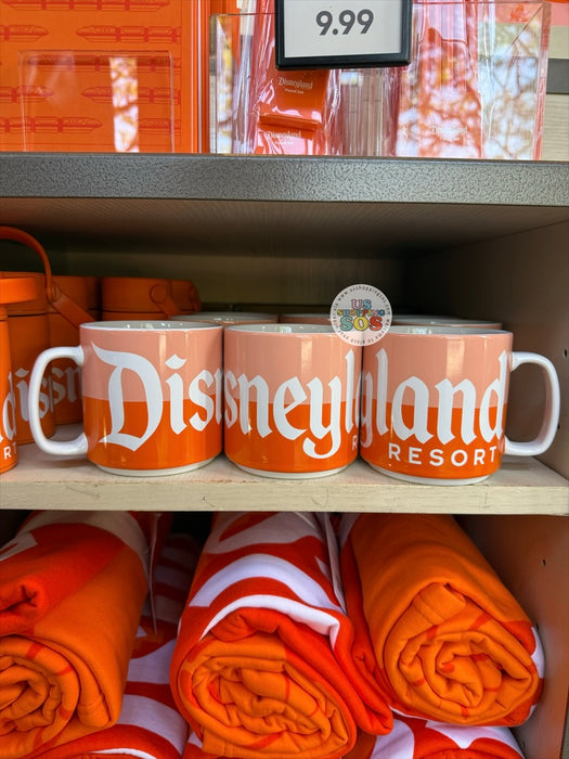 DLR/WDW - Logo Mania 2026 Park Hopper - Bright Orange Park Logo Ceramic Mug