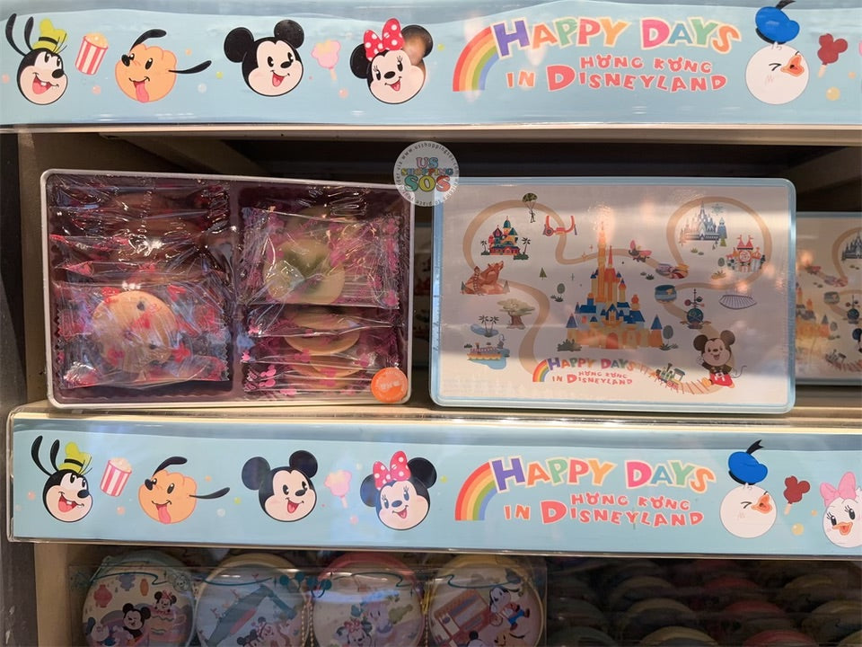 HKDL - Happy Days in Hong Kong Disneyland x Mickey & Friends Chocolate Chip & Green Tea Cookie Box