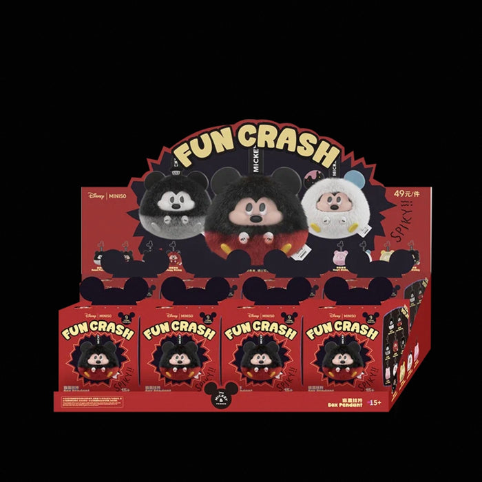 MINISO - Disney Mickey Mouse Fun Crash Vinyl Plush Keychain Series Mystery Blind Box
