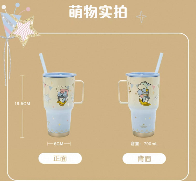 SHDL - Donald Duck Happy Birthday 2025 Collection x Donald & Daisy Duck Stainless Steel Cold Cup Tumbler