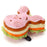 Japan Takara Tomy - Nui Pan Sandwich Piglet Plush Toy Size S (Release Date: Feb 15, 2025)