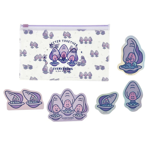JDS - 2026 Baby Oyster Collection x Young Oyster & Grandma Oyster Memo Sticker Set with Case (Release Date: Jun 23, 2026)