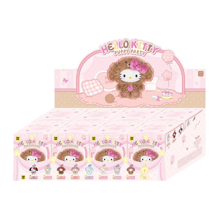 TOPTOY- Hello Kitty Puppy Party Vinyl Plush Keychain Mystery Blind Box (Release Date: Jun 2, 2026)