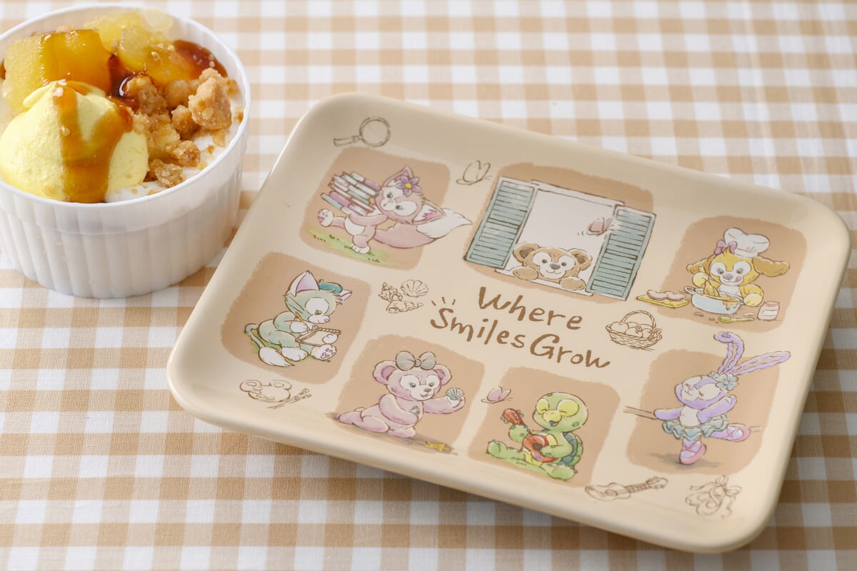 TDR - Duffy & Friends "Where Smiles Grow" Collection x Souvenior Plate (Release Date: July 1, 2024)