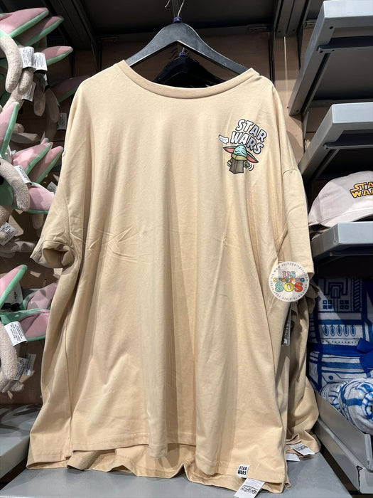 DLR/WDW - Star Wars - Grogu Cream Yellow Graphic Tee (Adult)