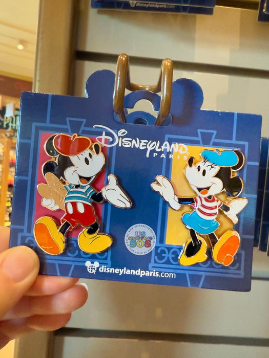 DLP - Mickey & Minnie Mouse Paris Pin Set
