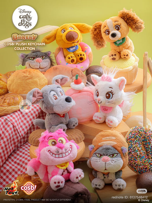 Hot Toy Cosbi - Disney Cats & Dogs Bakery Cosbi Plush Keychain Blind Box (Release Date: Jun 5, 2026)