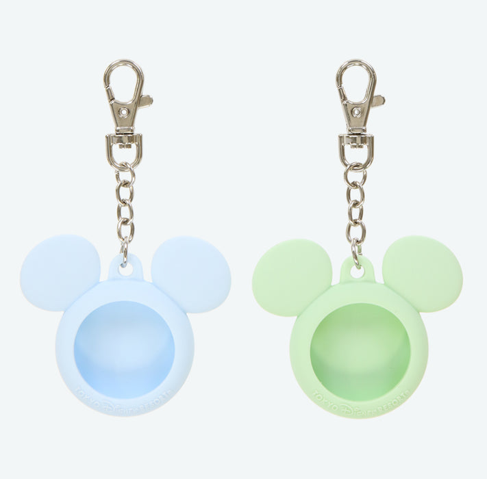 TDR - Mickey Mouse Head Shaped "Button Badge" Holder Set Color: Baby Blue & Mint (Release Date: Apr 18)
