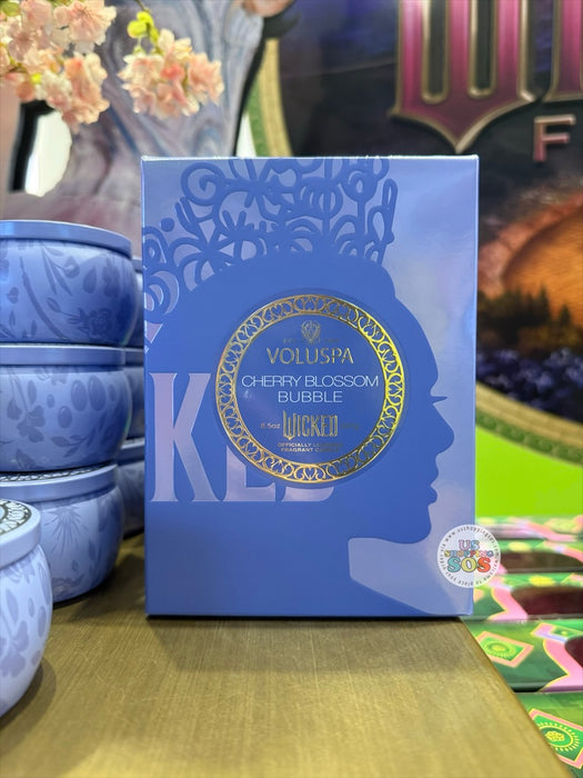 Universal Studios - Wicked: For Good - Voluspa Cherry Blossom Bubble Fragrant Candle 8.5oz