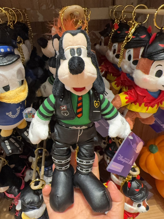 HKDL - 2026 Disney Halloween - Mickey and Friends Spooky Rock Band Collection x Goofy Plush Keychain