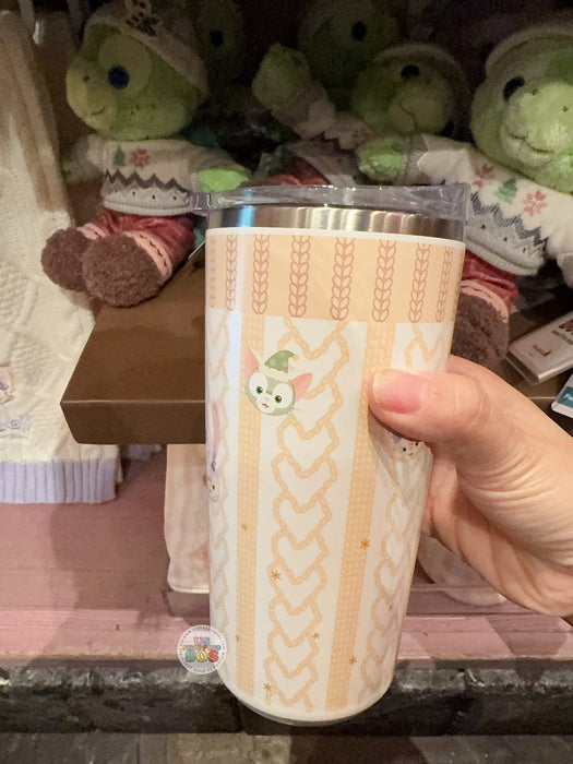 HKDL - 2025 Duffy and Friends Christmas Party x Stainless Steel Tumbler with Carry Bag