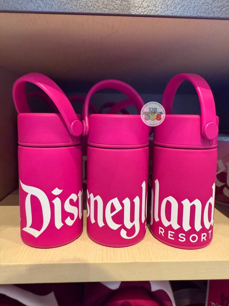 DLR/WDW - Logo Mania 2026 Fantasyland Feels - Bright Pink Park Logo Mini Stainless Steel Tumbler