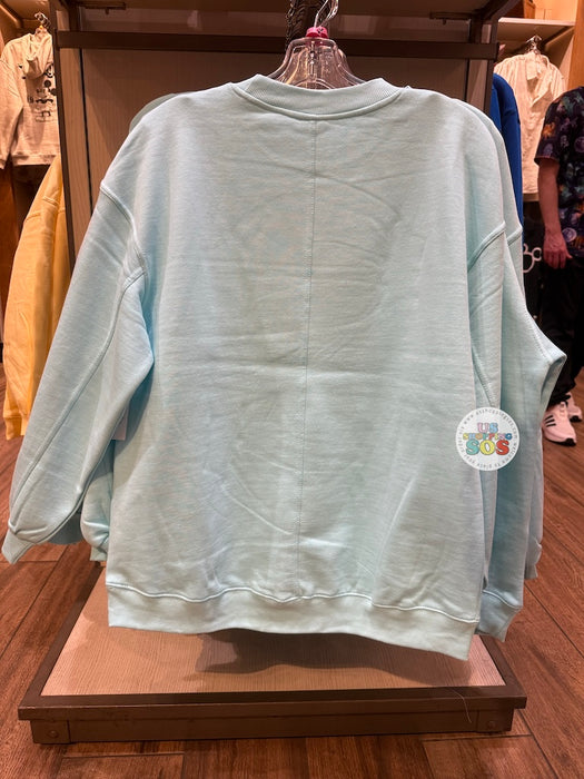 DLR/WDW - Lady and the Tramp 2026 - Lady Face Icon Park Logo Aqua Fleece Pullover (Adult)