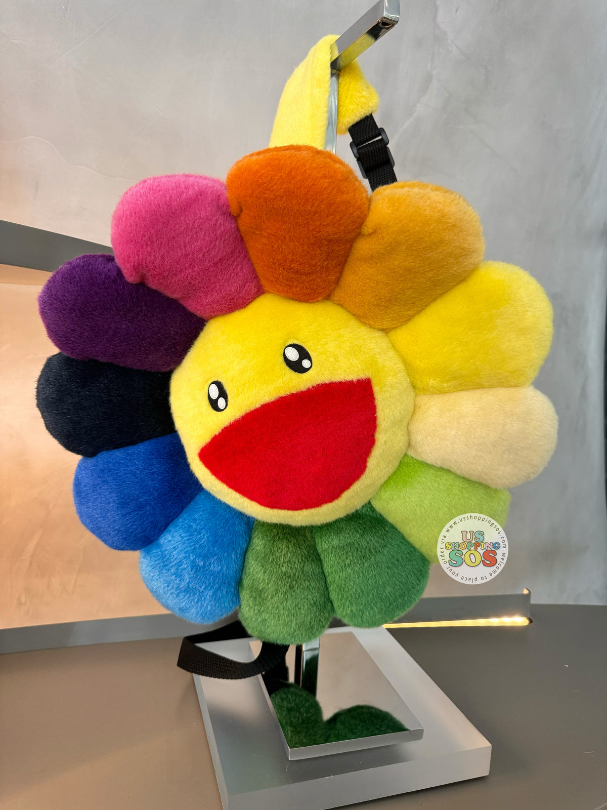 TAKASHI MURAKAMI Flower Plush Backpack — USShoppingSOS