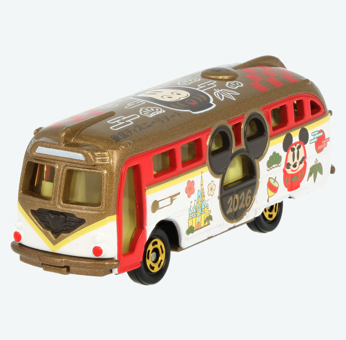TDR - 2026 Happy New Year Mickey & Friends Collection x Mickey & Friends "Daruma" Tomica Toy Car (Release Date: Dec 1, 2025)
