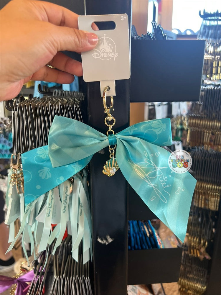 DLR/WDW - Disney Princess The Little Mermaid Ariel Ribbon Bow Keychain
