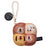 Japan Takara Tomy - Nui Pan Plush Keychain,  Pull-Apart Bread - Mickey Mouse, Minnie Mouse, Donald Duck, Pluto
