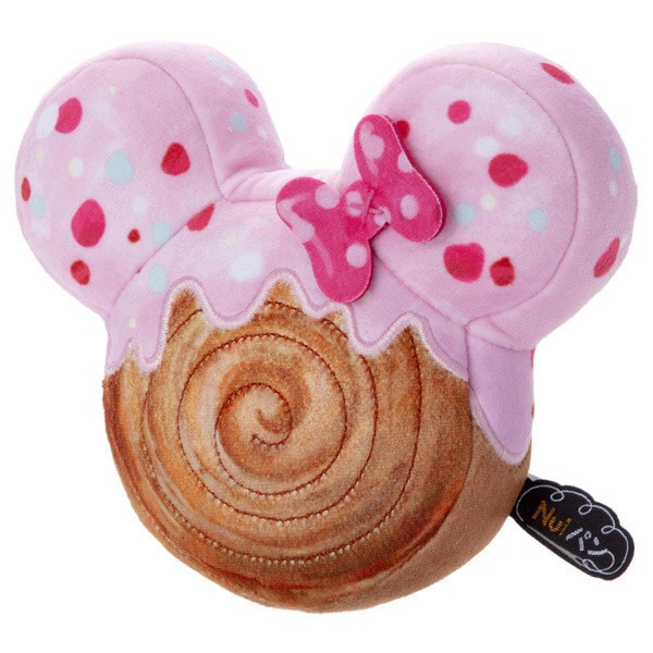 Japan Takara Tomy - Nui Pan Minnie Mouse Croissant Roll Shaped Plush Toy (Release Date: Apr 19, 2025)