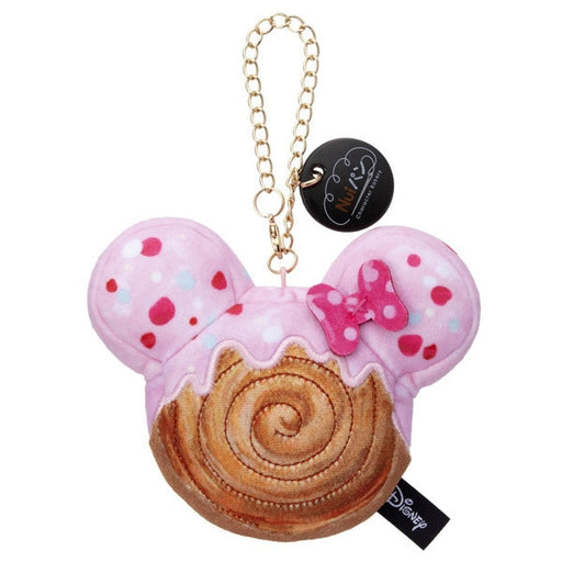 Japan Takara Tomy - Nui Pan Minnie Mouse Croissant Roll Shaped Plush Keychain (Release Date: Apr 19, 2025)