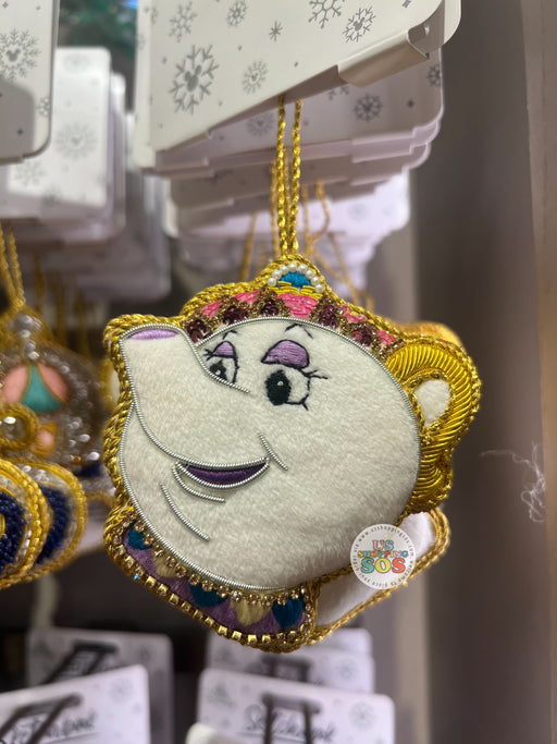 DLR/WDW - Beauty and the Beast - Mrs. Potts Beaded Bling Bling Ornament